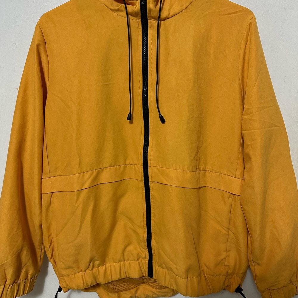 Forever 21 Women’s Mustard Windbreaker Jacket